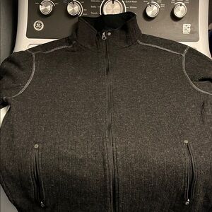 Charcoal Gray Prana Full Zip Sweater
